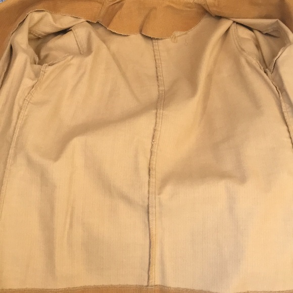 Womens Golden Corduroy Jacket 70s 80s Vintage - Picture 7 of 7